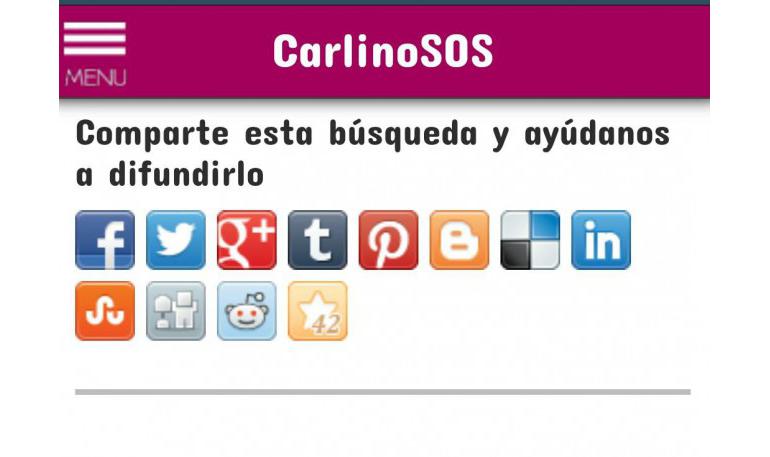 Comparte nuestros casos en todas estas redes sociales