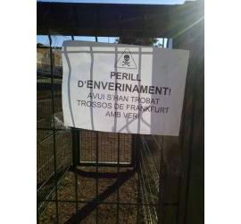 Veneno en el Pipican de Vallparadís de Terrassa, Barcelona