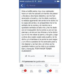 Intento de robo de un Carlino en el Borne, Barcelona.