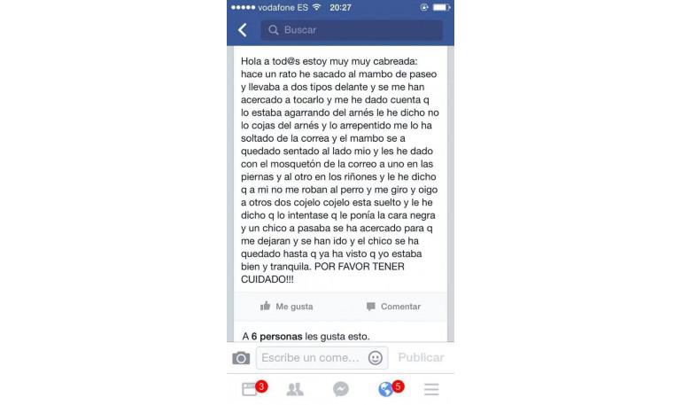 Intento de robo de un Carlino en el Borne, Barcelona.